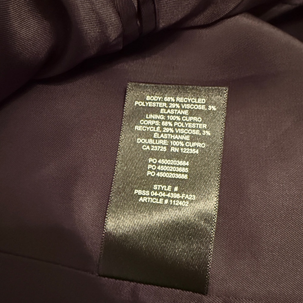 NWT Wilfred Classic Black Double-Breasted Destiny Blazer - Picture 7 of 7